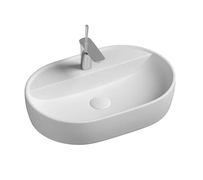 Умывальник Ceramica Nova накладной Element 600*400*125мм, с плоскостью под смеситель, Ширина , в см: 60