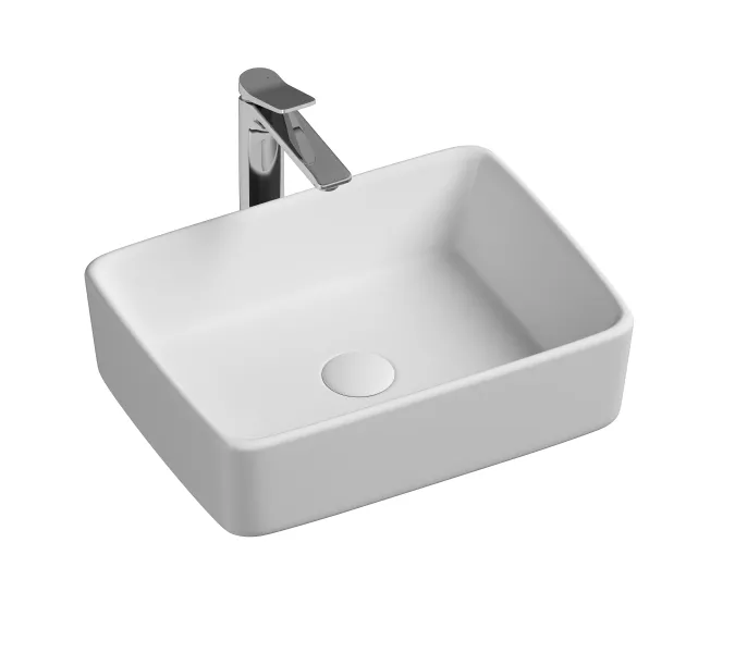 Умывальник чаша Ceramica Nova накладная прямоугольная Element 480*370*130мм