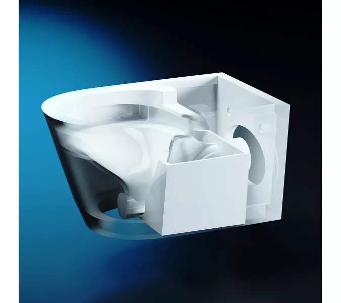 Электронный унитаз-биде ABBER Bequem AC1119S подвесной белый, изображение 9