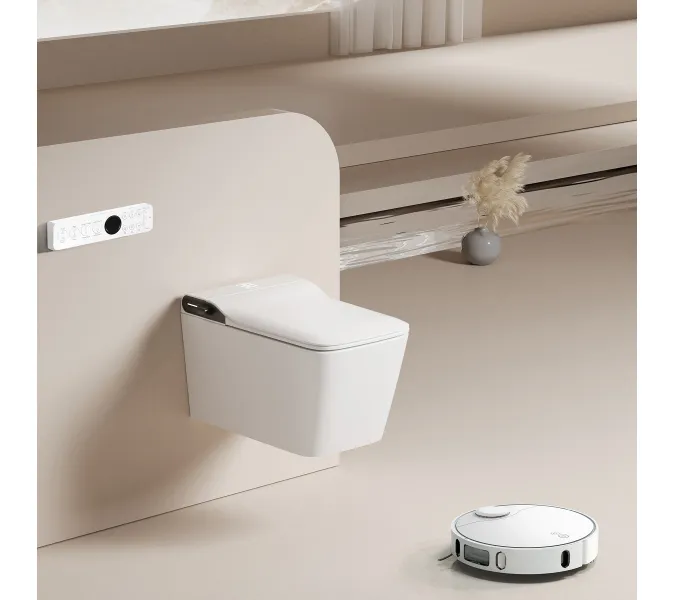 Электронный унитаз-биде ABBER Rechteck AC1215S подвесной белый, изображение 3