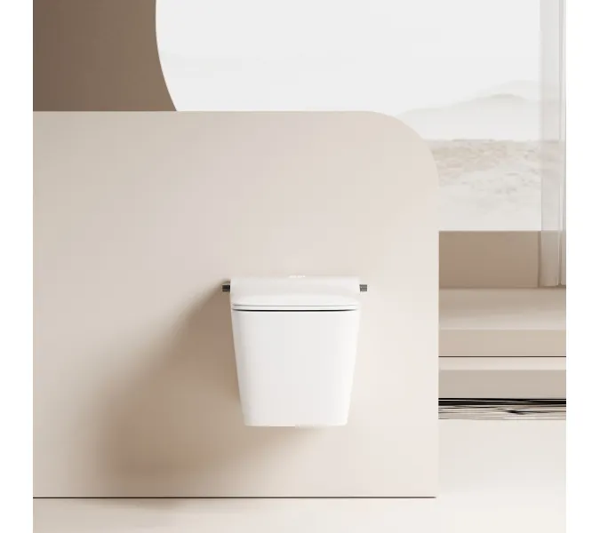 Электронный унитаз-биде ABBER Rechteck AC1215S подвесной белый, изображение 5