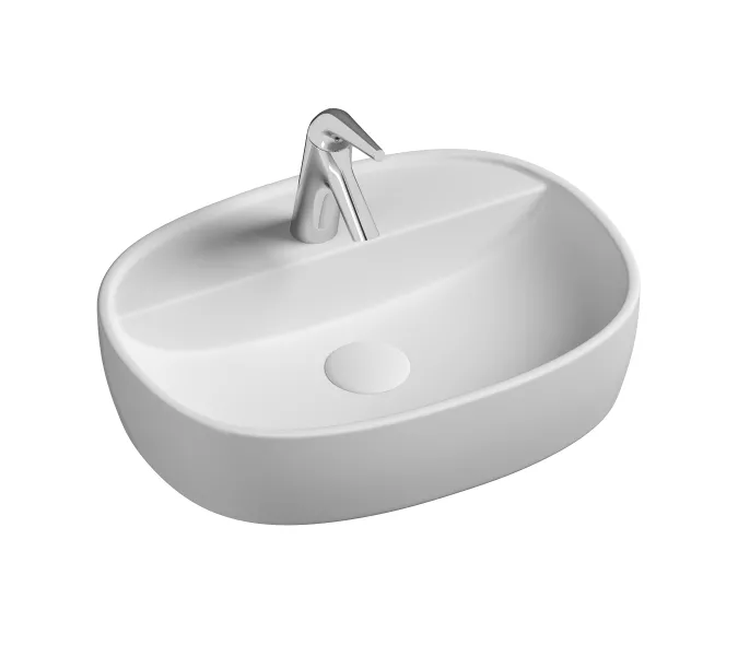 Умывальник Ceramica Nova накладной Element 500*380*120мм, с плоскостью под смеситель, Ширина , в см: 50