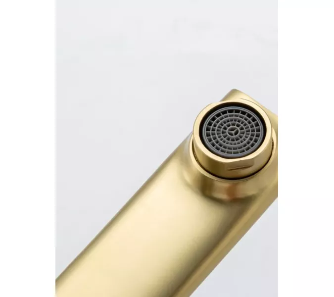 Смеситель для раковины ACWEN JL-38111MH встраиваемый,  золото, изображение 8