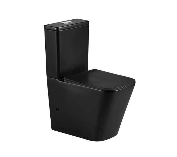 Унитаз компакт WeltWasser GELBACH 001 ST MT-BL  черный матовый, Выбрать цвет: чёрный матовый