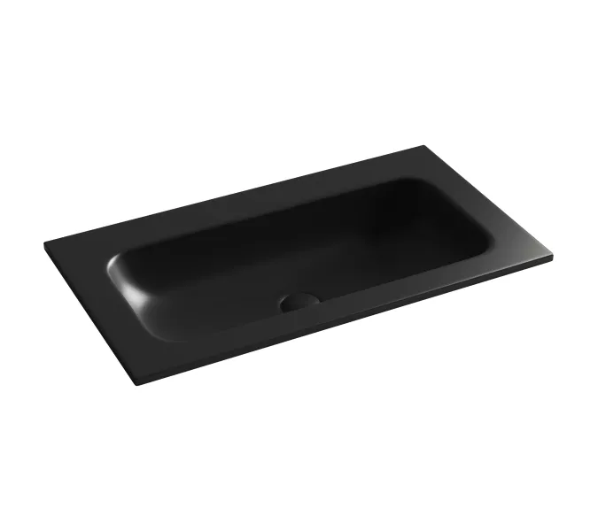 Раковина накладная Ceramica Nova Grace без отверстия под смеситель, 810*457*137мм, Ширина , в см: 81, Выбрать цвет: Черный, изображение 2