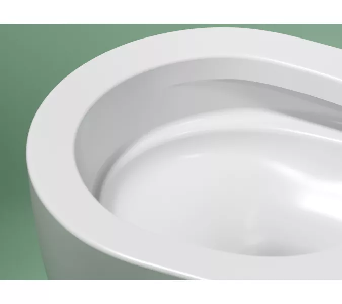 Подвесной унитаз Ceramica Nova Modena  Rimless (цвет Белый Матовый), Выбрать цвет: Белый матовый, изображение 10
