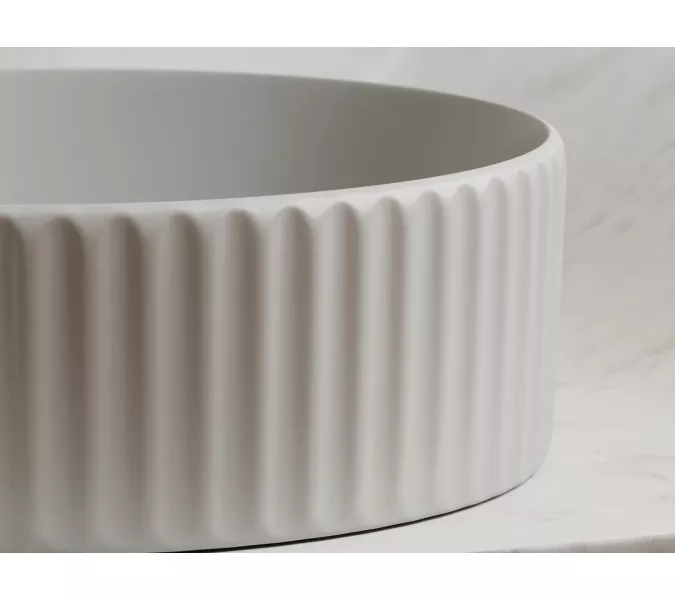 Умывальник чаша Ceramica Nova накладная круглая (цвет Серый Матовый) Element 360*360*115мм, Выбрать цвет: серый, изображение 2