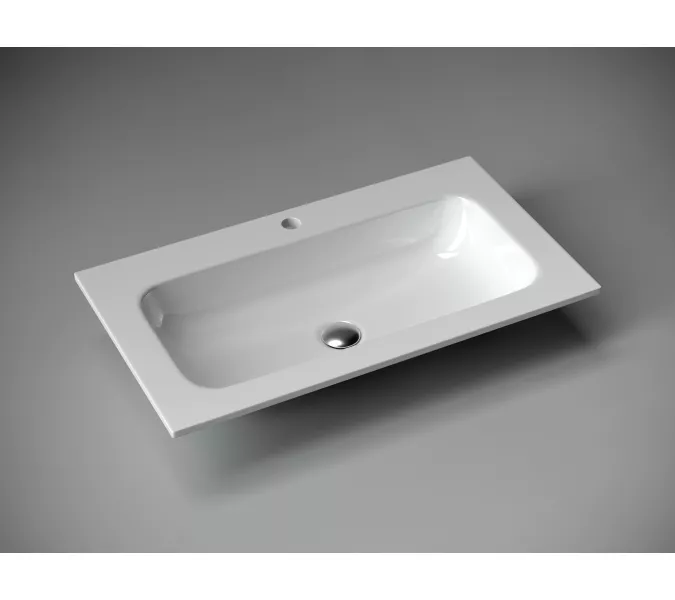 Раковина накладная Ceramica Nova Grace с отверстием под смеситель 810*457*137 мм, Ширина , в см: 81, Выбрать цвет: Белый