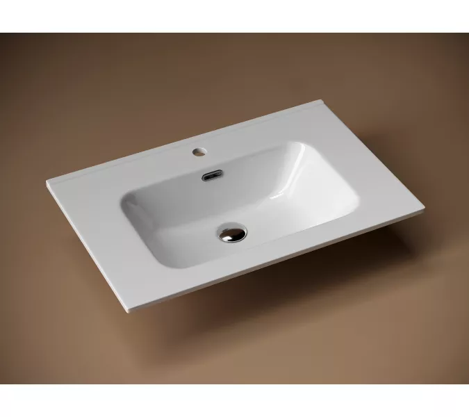 Умывальник Ceramica Nova накладной прямоугольный Element 710*465*180мм, Ширина , в см: 71, Выбрать цвет: Белый