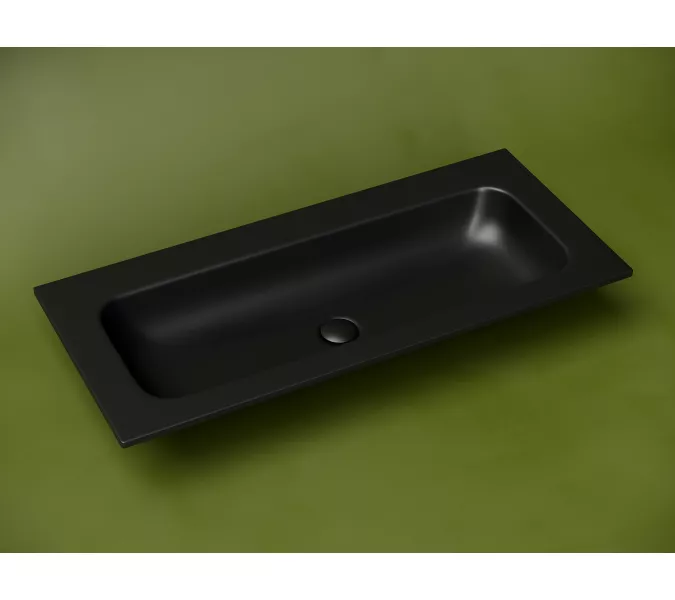 Раковина накладная Ceramica Nova Grace без отверстия под смеситель, 1010*457*137, Ширина , в см: 101, Выбрать цвет: Черный