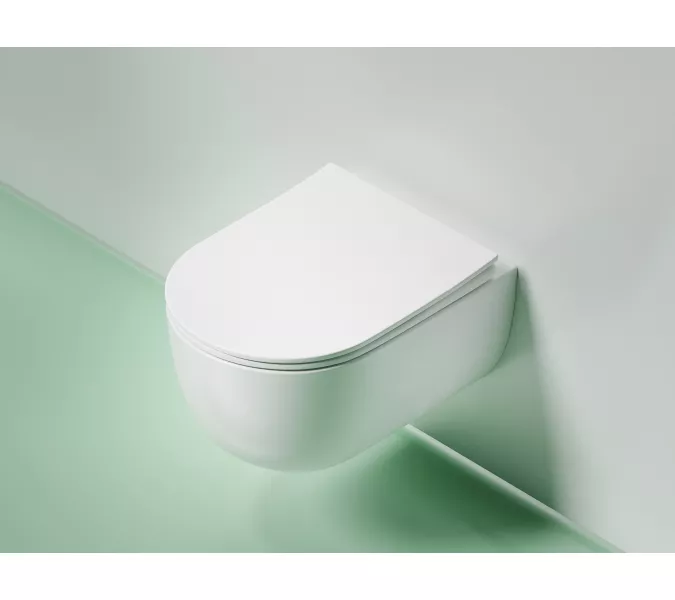 Подвесной унитаз Ceramica Nova Modena  Rimless (цвет Белый Матовый), Выбрать цвет: Белый матовый