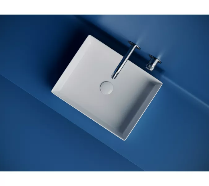 Раковина Ceramica Nova накладная прямоугольная 361*471*130, без перелива, цвет белый, арт.CN6069, Выбрать цвет: Белый, изображение 2