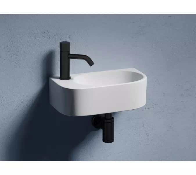 Умывальник Ceramica Nova подвесной прямоугольный L/R Element 408*223*110мм, Ориентация: правая, изображение 2