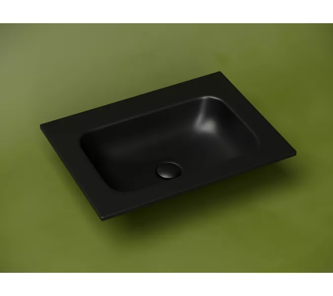 Раковина накладная Ceramica Nova Graceбез отверстия  под смеситель,  610*457*137мм, Ширина , в см: 61, Выбрать цвет: Черный