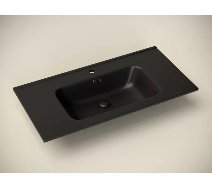 Умывальник Ceramica Nova  накладной прямоугольный (цвет Черный Матовый) Element 910*465*180мм, Ширина , в см: 91, Выбрать цвет: Черный