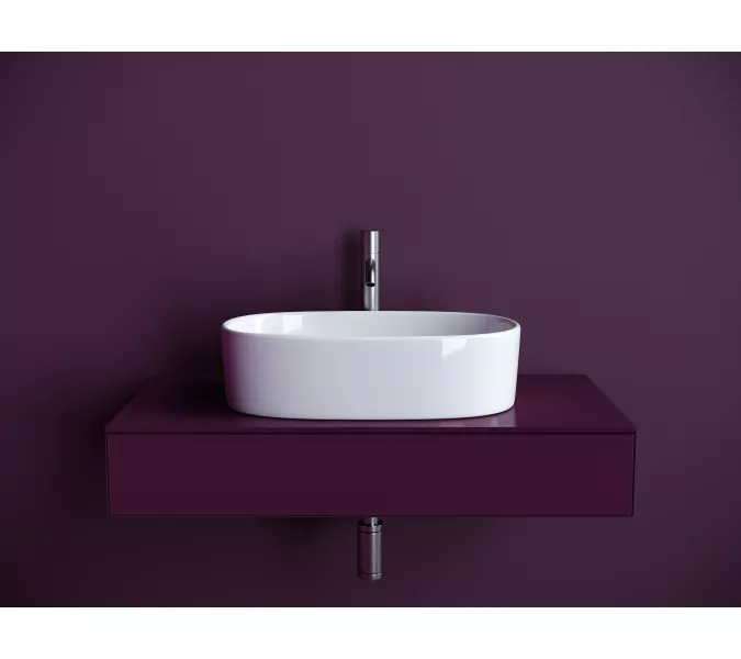 Раковина Ceramica Nova накладная 561*359*149, без перелива, изображение 2