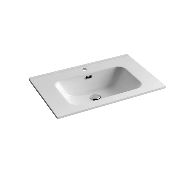 Умывальник Ceramica Nova накладной прямоугольный Element 710*465*180мм, Ширина , в см: 71, Выбрать цвет: Белый, изображение 2