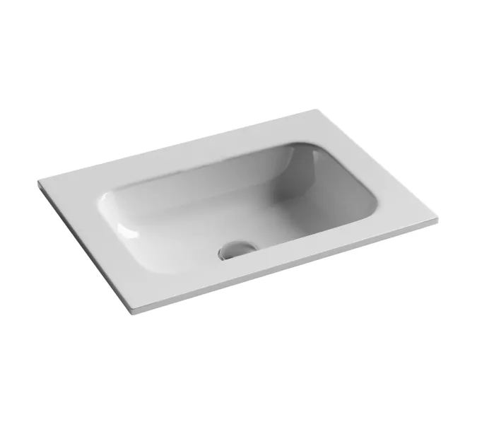 Раковина накладная Ceramica Nova  Grace без отверстия  под смеситель,  610*457*137мм, Ширина , в см: 61, Выбрать цвет: Белый, изображение 2