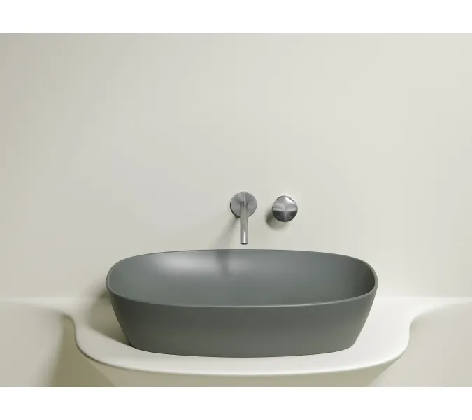 Умывальник чаша Ceramica Nova накладная овальная (цвет Антрацит Матовый) Element 600*380*138мм, Выбрать цвет: Антрацит матовый, изображение 2