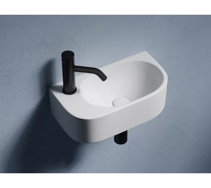 Умывальник Ceramica Nova подвесной прямоугольный L/R Element 408*223*110мм, Ориентация: правая