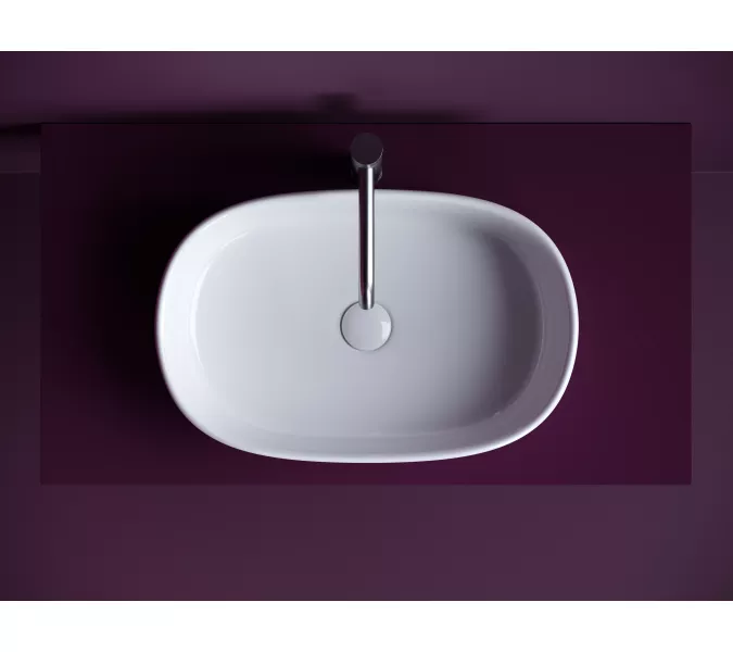 Раковина Ceramica Nova накладная 561*359*149, без перелива, изображение 3