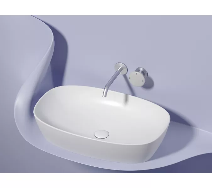 Умывальник чаша Ceramica Nova накладная овальная (цвет Белый Матовый) Element 600*380*138мм, Выбрать цвет: Белый матовый, изображение 2