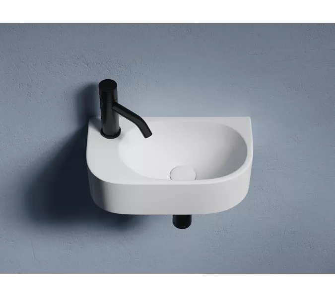 Умывальник Ceramica Nova подвесной прямоугольный L/R Element 408*223*110мм, Ориентация: правая, изображение 3