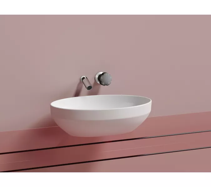 Умывальник чаша Ceramica Nova накладная овальная (цвет Белый Матовый) Element 502*363*145мм, Выбрать цвет: Белый матовый, изображение 3