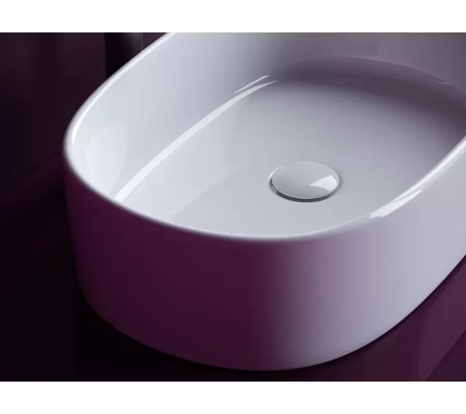 Раковина Ceramica Nova накладная 561*359*149, без перелива, изображение 4