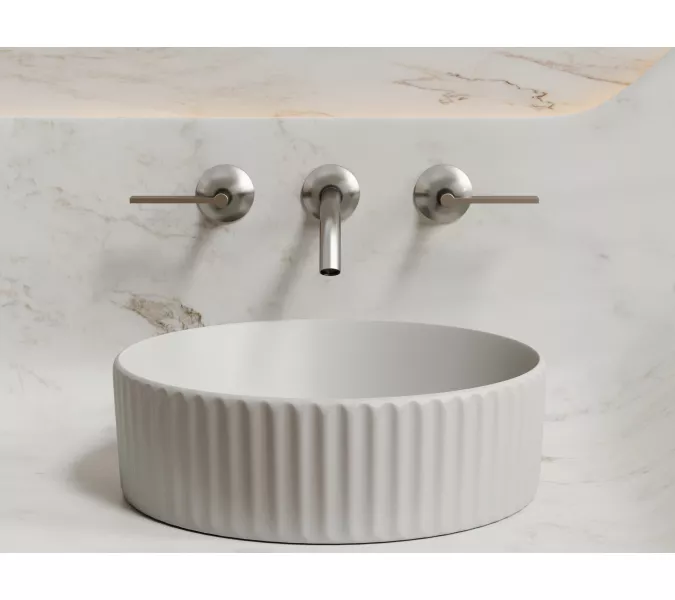 Умывальник чаша Ceramica Nova накладная круглая (цвет Серый Матовый) Element 360*360*115мм, Выбрать цвет: серый, изображение 4