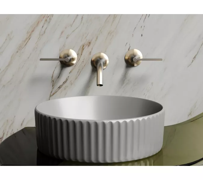 Умывальник чаша Ceramica Nova накладная круглая (цвет Антрацит Матовый) Element 360*360*115мм, Выбрать цвет: Антрацит матовый, изображение 3