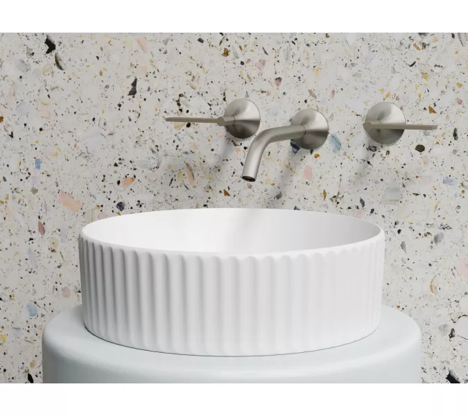 Умывальник чаша Ceramica Nova  накладная круглая (цвет Белый Матовый) Element 360*360*115мм, Выбрать цвет: Белый матовый, изображение 3