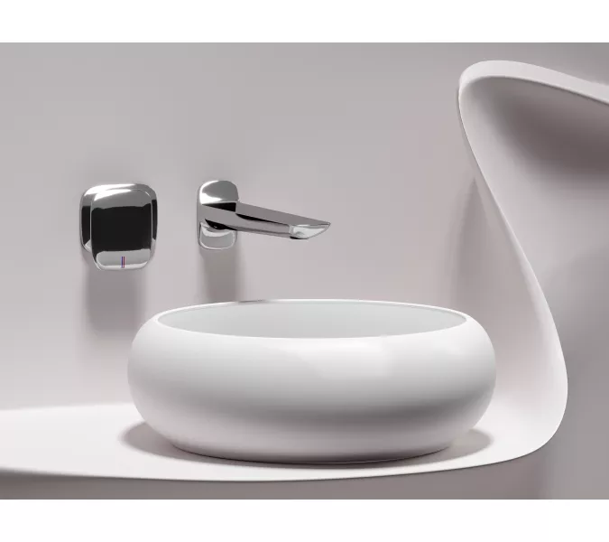 Умывальник чаша Ceramica Nova накладная круглая (цвет Белый Матовый) Element 360*360*120мм, Выбрать цвет: Белый матовый, изображение 4