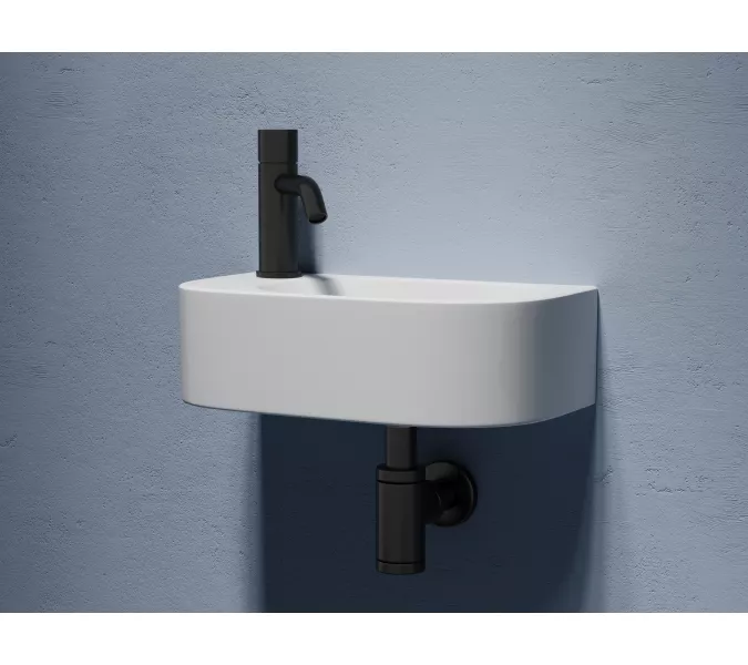 Умывальник Ceramica Nova подвесной прямоугольный L/R Element 408*223*110мм, Ориентация: правая, изображение 4