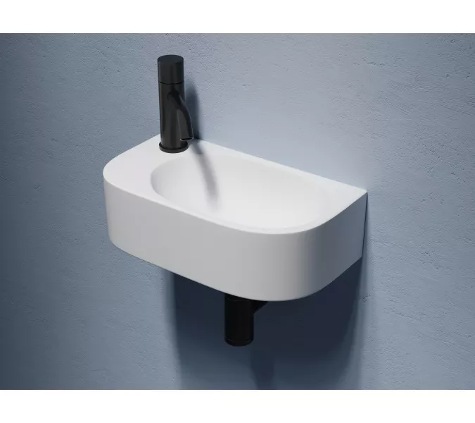 Умывальник Ceramica Nova подвесной прямоугольный L/R Element 408*223*110мм, Ориентация: правая, изображение 5