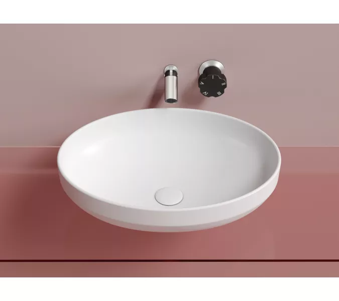 Умывальник чаша Ceramica Nova накладная овальная (цвет Белый Матовый) Element 502*363*145мм, Выбрать цвет: Белый матовый, изображение 5