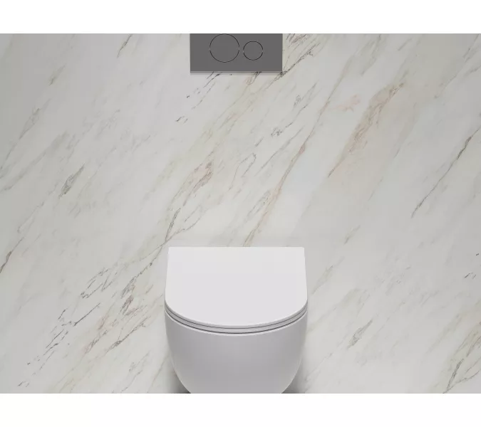 Подвесной унитаз Ceramica Nova Modena  Rimless, Выбрать цвет: Белый, изображение 4