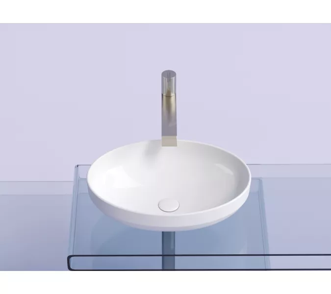 Умывальник чаша Ceramica Nova накладная овальная Element 502*363*145мм, Выбрать цвет: Белый, изображение 5