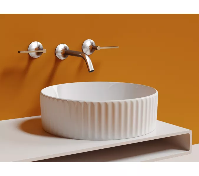 Умывальник чаша Ceramica Nova накладная круглая Element 360*360*115мм, Выбрать цвет: Белый, изображение 5