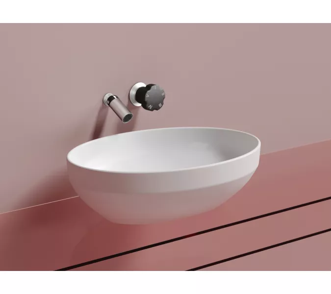 Умывальник чаша Ceramica Nova накладная овальная (цвет Белый Матовый) Element 502*363*145мм, Выбрать цвет: Белый матовый, изображение 6