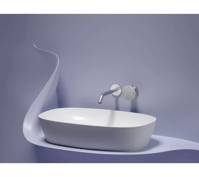 Умывальник чаша Ceramica Nova накладная овальная (цвет Белый Матовый) Element 600*380*138мм, Выбрать цвет: Белый матовый, изображение 6