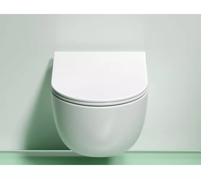 Подвесной унитаз Ceramica Nova Modena  Rimless (цвет Белый Матовый), Выбрать цвет: Белый матовый, изображение 2