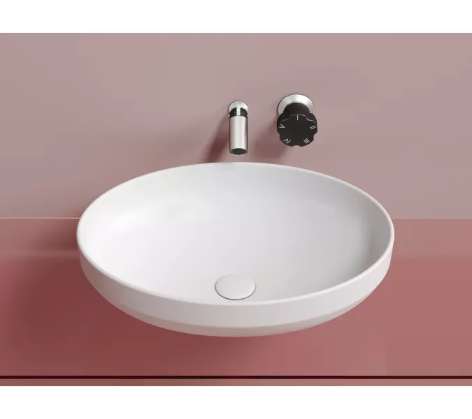 Умывальник чаша Ceramica Nova накладная овальная (цвет Белый Матовый) Element 502*363*145мм, Выбрать цвет: Белый матовый, изображение 7