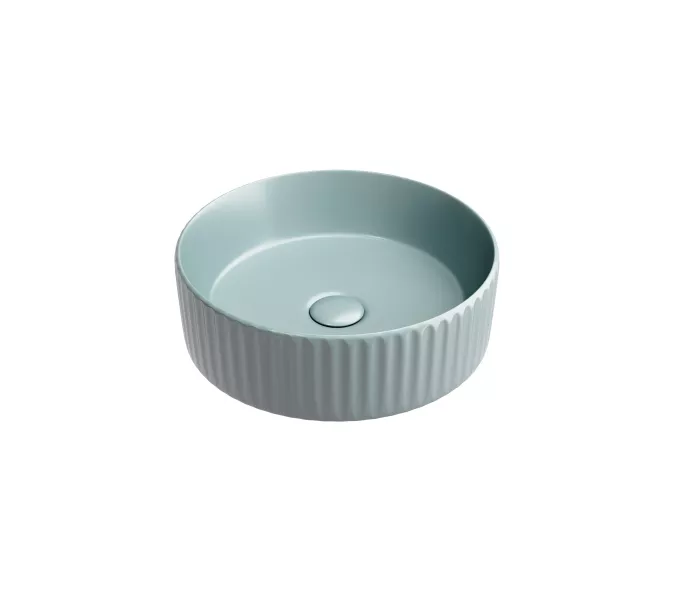 Умывальник чаша Ceramica Nova накладная круглая (цвет Зеленый Матовый) Element 360*360*115мм, Выбрать цвет: Зеленый, изображение 7