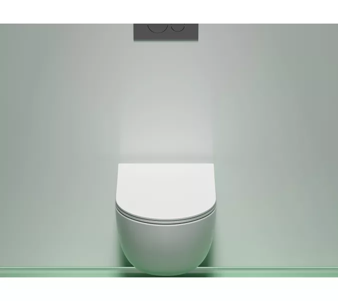 Подвесной унитаз Ceramica Nova Modena  Rimless (цвет Белый Матовый), Выбрать цвет: Белый матовый, изображение 5