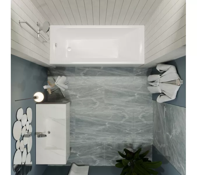 Ванна акриловая Triton 1ACReal  Тори, Выбрать размер: 150х70, изображение 6