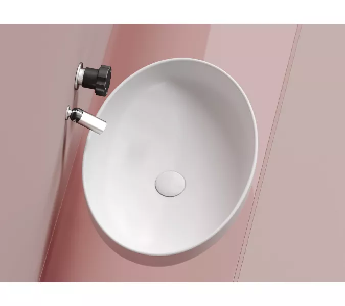 Умывальник чаша Ceramica Nova накладная овальная (цвет Белый Матовый) Element 502*363*145мм, Выбрать цвет: Белый матовый, изображение 8