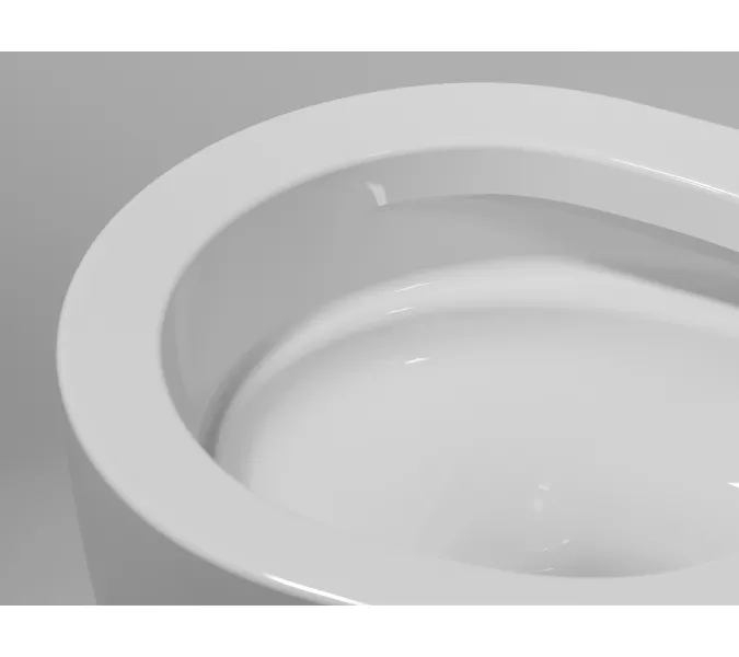 Подвесной унитаз Ceramica Nova Modena  Rimless, Выбрать цвет: Белый, изображение 8
