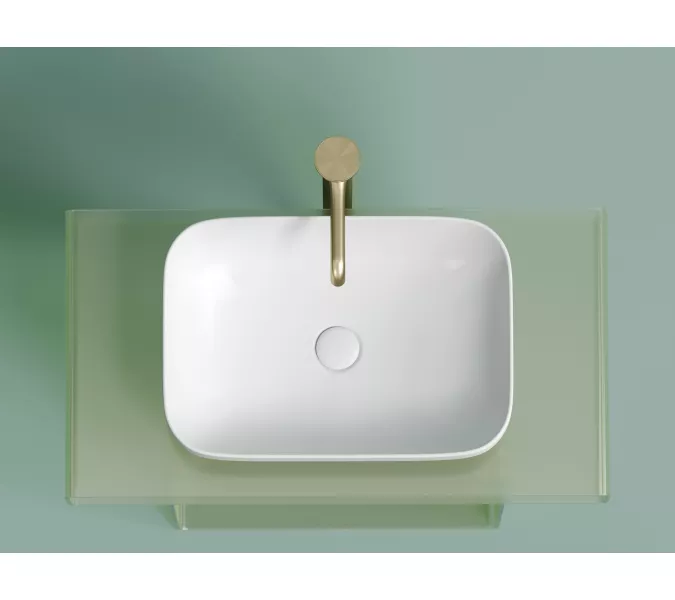 Умывальник чаша Ceramica Nova накладная прямоугольная (цвет Белый Матовый) Element 500*359*145мм, Выбрать цвет: Белый матовый, изображение 8