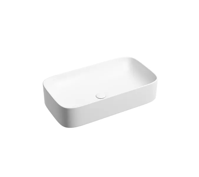 Умывальник чаша Ceramica Nova накладная ( Белый Матовый) Element 705*380*150мм, Выбрать цвет: Белый матовый, изображение 9